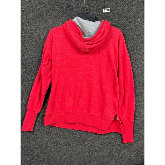 Colosseum Ohio State Buckeyes Big Logo Pullover Hoodie Womens Size M Red/Gray - Picture 2 of 6